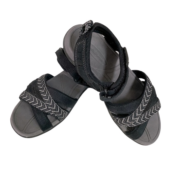 croft & barrow Shoes - Croft & Barrow Sandals wrap strap adjustable Canvas Rubber Shoes 6 1/2